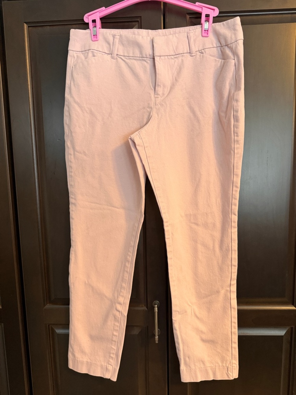 Old Navy Pixie Ankle Pants in Pale Pink